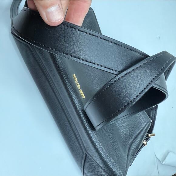Michael Kors Moore Medium Leather Crossbody Black NWOT - Picture 14 of 16